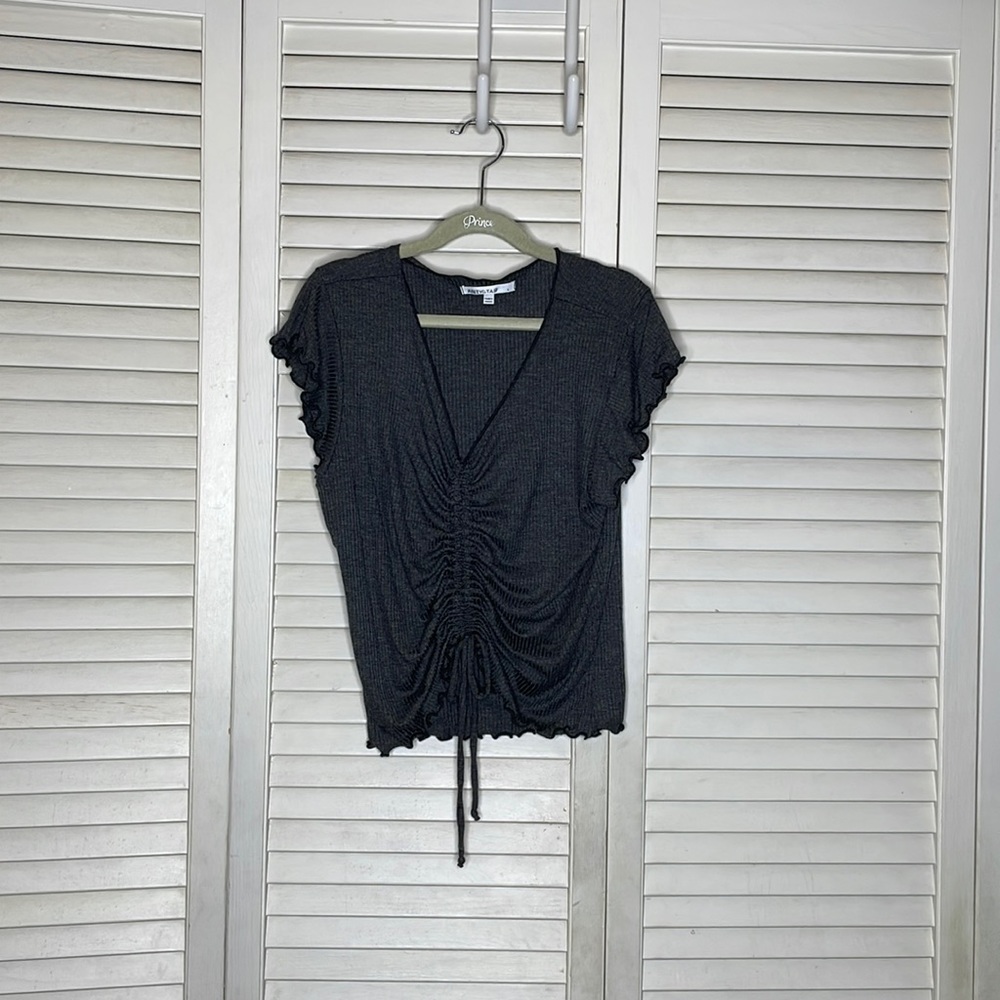 Grey crop top